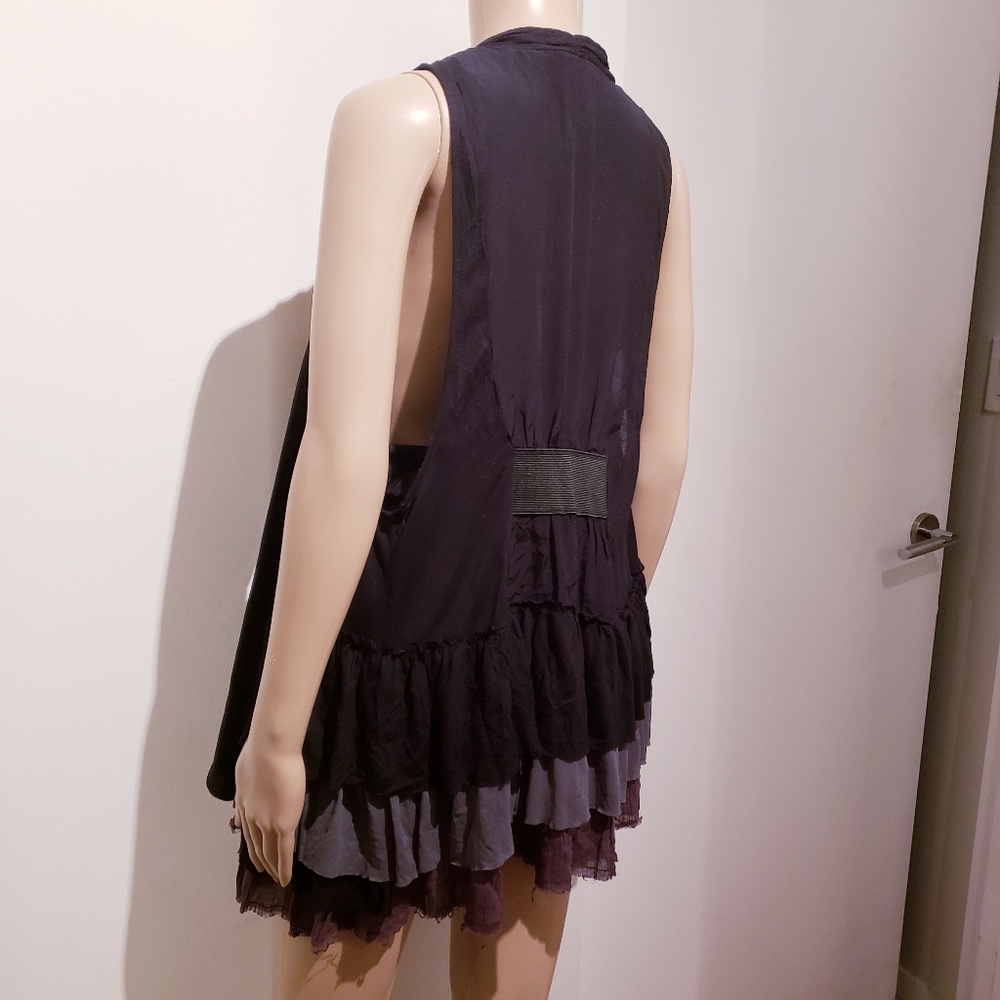Free People Ruffle Bottom Vest - Picture 2 of 4
